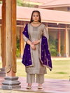 Plus Vidhi By Aanchi Vichitra Silk Kurti With Bottom Dupatta Wholesale Shop In Surta